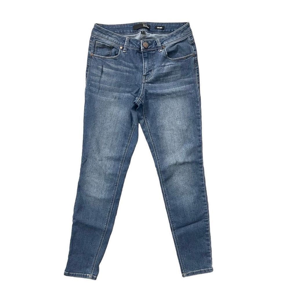 1822 Denim Adrianna Women’s Mid Rise Skinny Denim Jeans Size 4